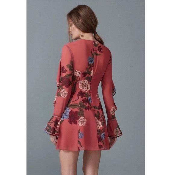 Keepsake Floral Ruffle Dress - Picture 2 of 6